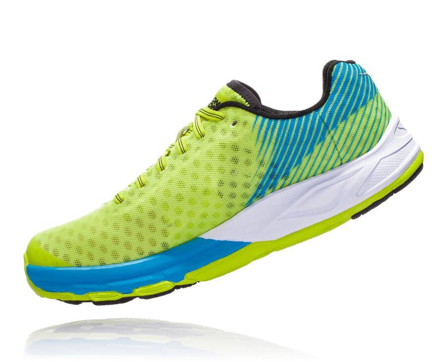 Hoka One One Tenisky Damske Zelene/Modre - EVO Carbon Rocket - 51364-WHRS